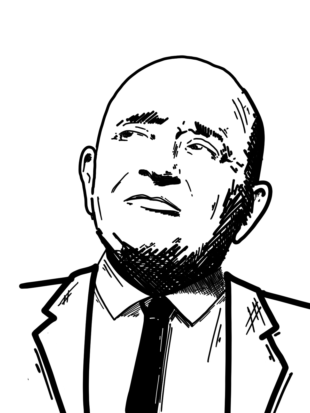 Retrato de Samuel Román para Revista Junco.