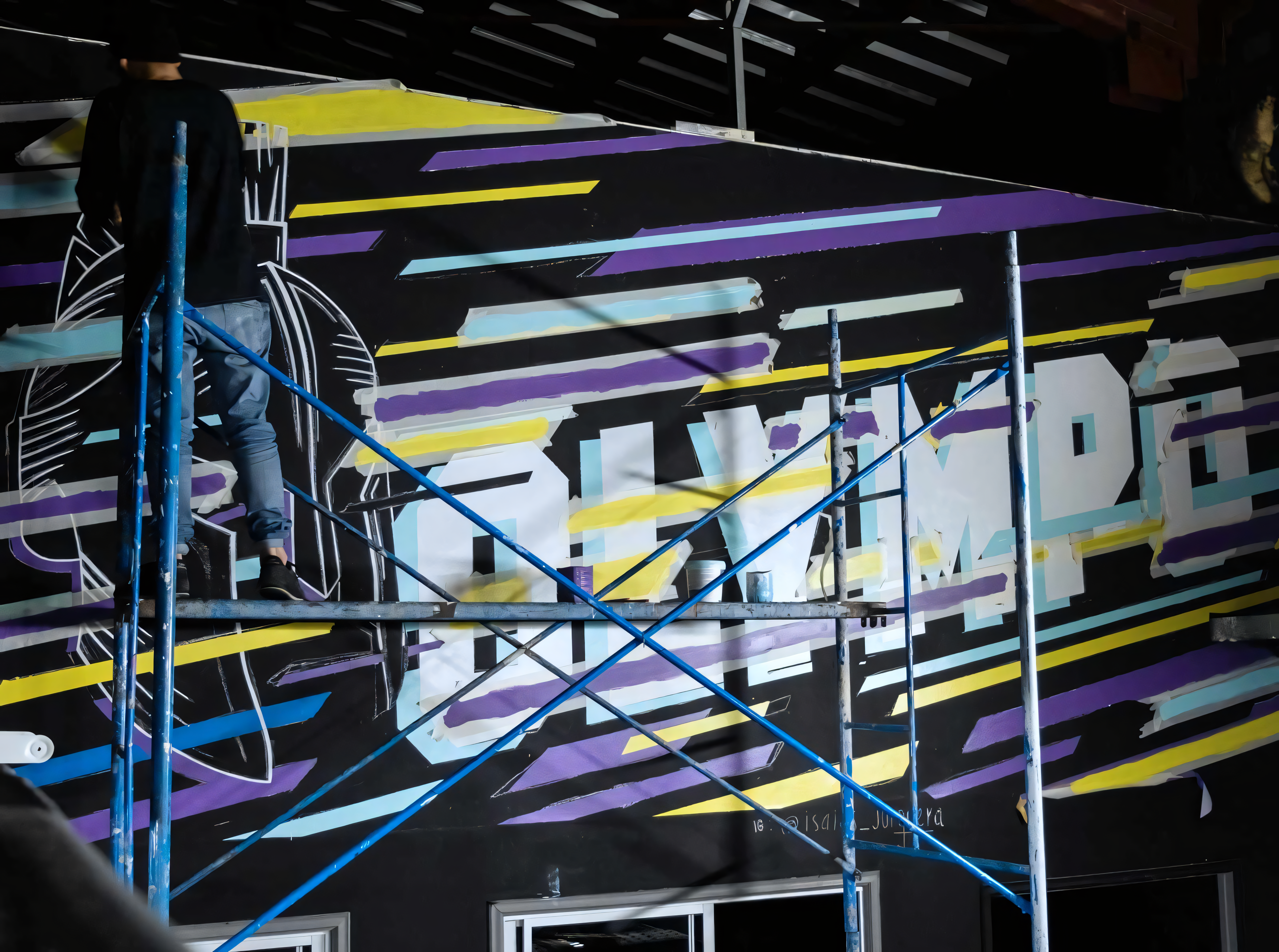 Mural Olympo.